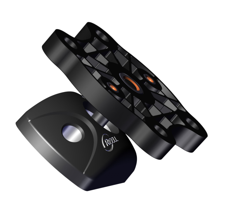 NEW! Reell SPHERICAL JOINT HINGE WITH ADJUSTABLE MOUNTING PLATE